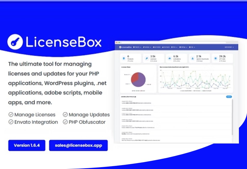 LicenseBox v1.6.4汉化版 - PHP域名授权许可证和更新管理器