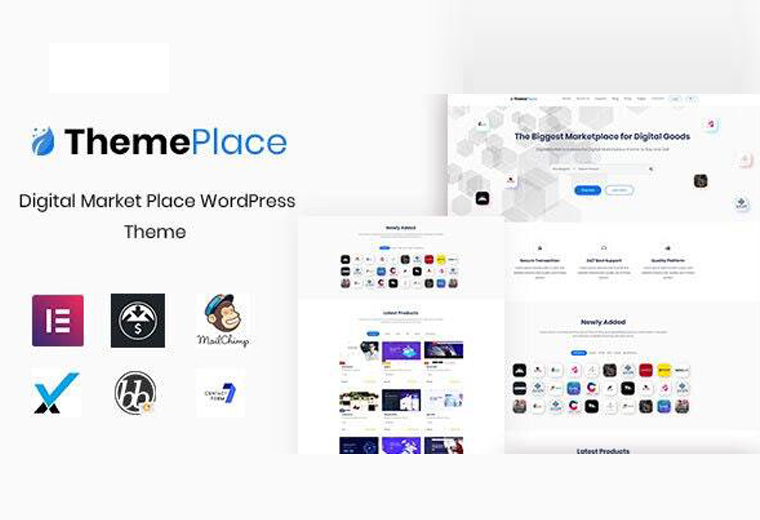 WordPress主题ThemePlace v1.1.4虚拟物品销售主题
