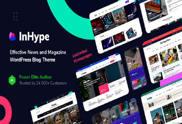 WordPress主题InHype v1.0.2博客和杂志主题带插件