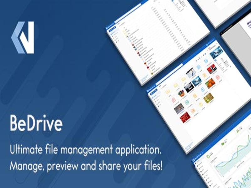 BeDrive v2.2.2国外专业的文件上传网盘PHP网站源码